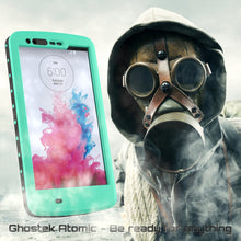 Cargar imagen en el visor de la galería, LG G3 Waterproof Case, Ghostek Atomic Teal W/ Attached Screen Protector  Slim Fitted  LG G3 (Color in image: pink)
