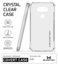 Cargar imagen en el visor de la galería, LG G5 Case, Ghostek® Clear Covert Premium Slim Hybrid Protective Cover | Lifetime Warranty Exchange (Color in image: Red)
