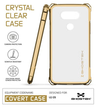 Cargar imagen en el visor de la galería, LG G5 Case, Ghostek® Gold Covert Premium Slim Hybrid Protective Cover | Lifetime Warranty Exchange (Color in image: Red)
