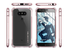 Cargar imagen en el visor de la galería, LG G5 Case, Ghostek® Clear Pink Premium Slim Hybrid Protective Cover | Lifetime Warranty Exchange (Color in image: Space Grey)
