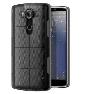 LG V10 Case, Ghostek® Cloak Black Slim Hybrid Impact Armor Cover | Lifetime Warranty Exchange (Color in image: black)