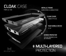 Cargar imagen en el visor de la galería, LG V10 Case, Ghostek® Cloak Black Slim Hybrid Impact Armor Cover | Lifetime Warranty Exchange (Color in image: gold)
