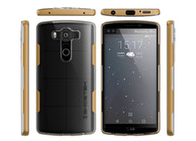 Cargar imagen en el visor de la galería, LG V10 Case, Ghostek® Cloak Gold Slim Hybrid Impact Armor Cover | Lifetime Warranty Exchange (Color in image: red)
