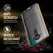 Cargar imagen en el visor de la galería, LG V10 Case, Ghostek® Cloak Gold Slim Hybrid Impact Armor Cover | Lifetime Warranty Exchange (Color in image: silver)
