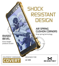 Cargar imagen en el visor de la galería, LG v20 Case, Ghostek® Covert Gold, Premium Impact Protective Armor | Lifetime Warranty Exchange (Color in image: clear)

