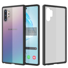 Load image into Gallery viewer, Galaxy Note 10+ Plus Punkcase Lucid-2.0 Series Slim Fit Armor Black Case Cover (Color in image: Black)
