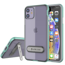 Load image into Gallery viewer, iPhone 12 Mini Case, PUNKcase [LUCID 3.0 Series] [Slim Fit] Protective Cover w/ Integrated Screen Protector [Teal] (Color in image: Teal)
