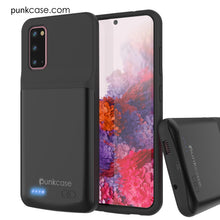 Load image into Gallery viewer, PunkJuice S20 Battery Case All Black - Fast Charging Power Juice Bank with 4800mAh (Color in image: Patterned Black)
