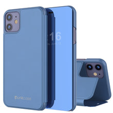 Cargar imagen en el visor de la galería, Punkcase iPhone 11 / XI Reflector Case Protective Flip Cover [Blue] (Color in image: Blue)
