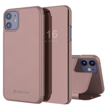Cargar imagen en el visor de la galería, Punkcase iPhone 11 / XI Reflector Case Protective Flip Cover [Rose] (Color in image: Rose)
