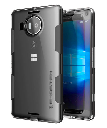Microsoft 950 XL Case, Ghostek® Cloak Black Slim Hybrid Impact Armor | Lifetime Warranty Exchange (Color in image: black)