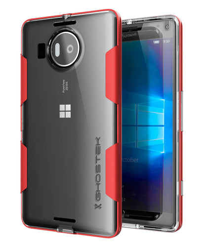 Microsoft Lumia 950 Case, Ghostek® Cloak Red Slim Hybrid Impact Armor | Lifetime Warranty Exchange (Color in image: red)
