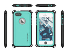 Cargar imagen en el visor de la galería, iPhone SE/5S/5 Waterproof Case, Ghostek® Nautical  Teal Series| Underwater | Aluminum Frame | Ultra Fit (Color in image: Pink)
