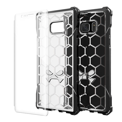 Note 7 Case, Ghostek® Covert Series  w/ Explosion-Proof Screen Protector | Ultra Fit (Color in image: Grey)