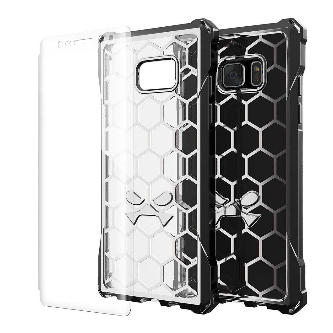 Note 7 Case, Ghostek® Covert Series  w/ Explosion-Proof Screen Protector | Ultra Fit (Color in image: Grey)
