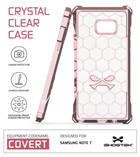 Cargar imagen en el visor de la galería, Note 7 Case, Ghostek® Covert Series Peach  w/ Explosion-Proof Screen Protector | Ultra Fit (Color in image: Grey)
