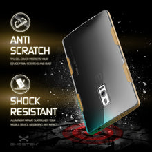 Cargar imagen en el visor de la galería, OnePlus 2 Case, Ghostek® Cloak Gold Series for OnePlus 2 Slim Hybrid | Lifetime Warranty Exchange (Color in image: black)
