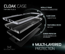 Cargar imagen en el visor de la galería, OnePlus 2 Case, Ghostek® Cloak Silver Series for OnePlus 2 Slim Hybrid | Lifetime Warranty Exchange (Color in image: gold)
