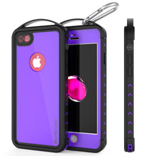 Cargar imagen en el visor de la galería, iPhone 7 Waterproof Case, Punkcase ALPINE Series, Purple | Heavy Duty Armor Cover (Color in image: purple)
