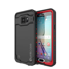 Cargar imagen en el visor de la galería, Galaxy Note 5 Waterproof Case, Punkcase StudStar Red Water/Shock/Dirt/Snow Proof | Lifetime Warranty (Color in image: red)
