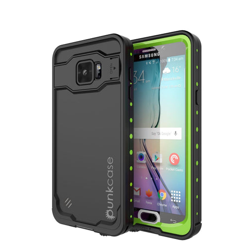 Galaxy Note 5 Waterproof Case, Punkcase StudStar Light Green Shock/Dirt Proof | Lifetime Warranty (Color in image: light green)