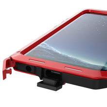 Cargar imagen en el visor de la galería, Galaxy Note 8  Case, PUNKcase Metallic Red Shockproof  Slim Metal Armor Case 
