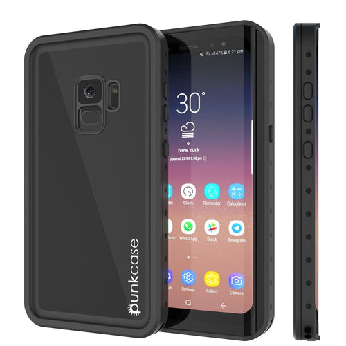 Galaxy S10e Waterproof Case PunkCase StudStar Black Thin 6.6ft Underwater IP68 Shock/Snow Proof (Color in image: black)