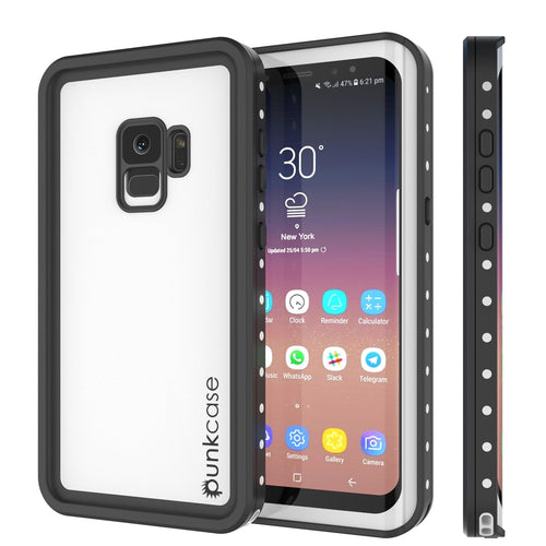 Galaxy S10e Waterproof Case, Punkcase StudStar White Thin 6.6ft Underwater IP68 Shock/Snow Proof (Color in image: white)