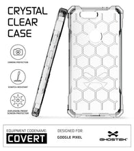 Cargar imagen en el visor de la galería, Google Pixel XL Case, Ghostek® Covert Clear, Premium Impact Protective Armor | Lifetime Warranty Exchange (Color in image: space grey)
