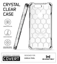 Cargar imagen en el visor de la galería, Google Pixel Case, Ghostek® Covert Clear, Premium Impact Protective Armor | Lifetime Warranty Exchange (Color in image: space grey)
