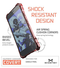Cargar imagen en el visor de la galería, Google Pixel XL Case, Ghostek® Covert Peach, Premium Impact Protective Armor | Lifetime Warranty Exchange (Color in image: space grey)
