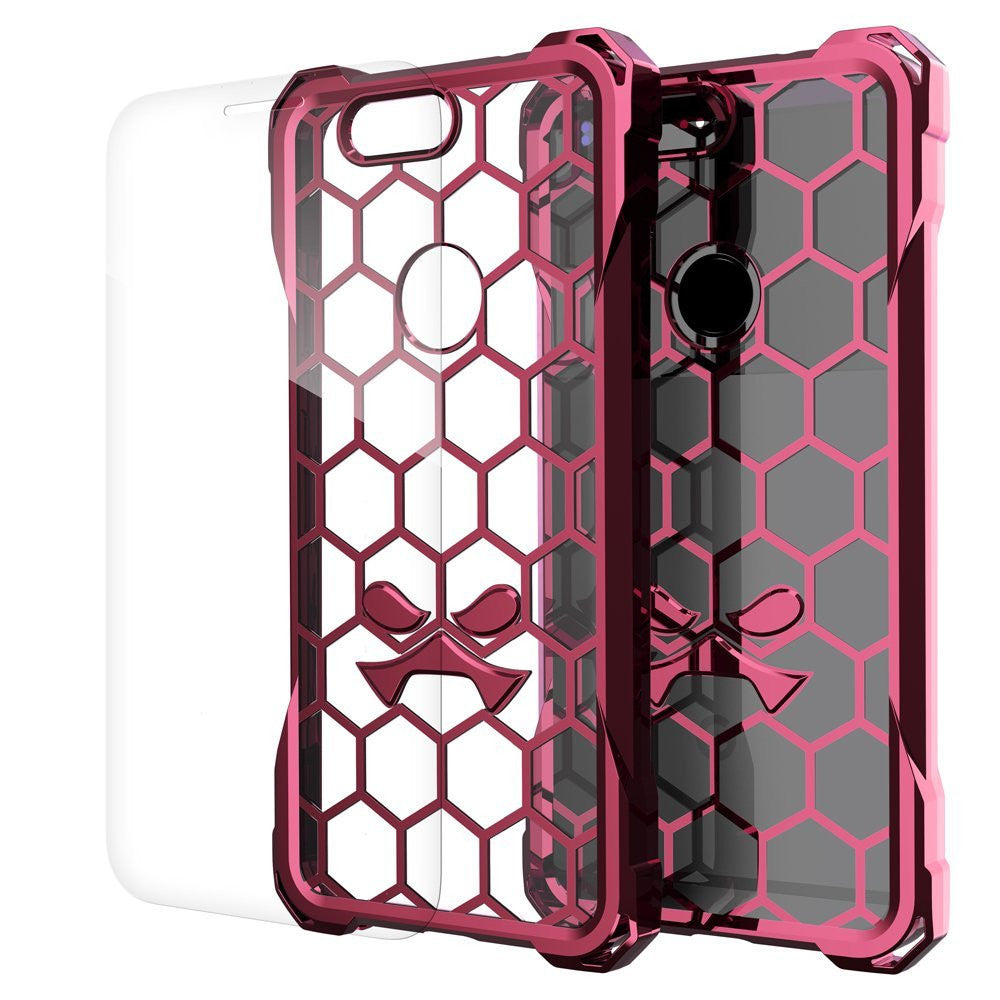 Google Pixel Case, Ghostek® Covert Rose Pink, Premium Impact Protective Armor | Warranty (Color in image: rose pink)