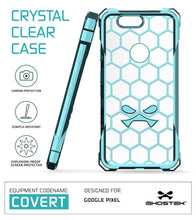 Cargar imagen en el visor de la galería, Google Pixel Case, Ghostek® Covert Teal, Premium Impact Protective Armor | Lifetime Warranty Exchange (Color in image: gold)
