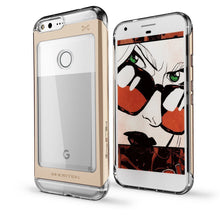 Cargar imagen en el visor de la galería, Google Pixel Case, Ghostek® Cloak 2.0 Gold w/ Explosion-Proof Screen Protector | Aluminum Frame (Color in image: Gold)
