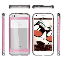 Cargar imagen en el visor de la galería, Google Pixel Case, Ghostek® Cloak 2.0 Pink Series w/ ExplosionProof Screen Protector | Aluminum Frame (Color in image: Red)
