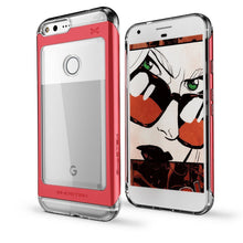 Cargar imagen en el visor de la galería, Google Pixel Case, Ghostek® Cloak 2.0 Red Series w/ Explosion-Proof Screen Protector | Aluminum Frame (Color in image: Red)
