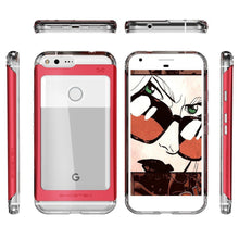 Cargar imagen en el visor de la galería, Google Pixel Case, Ghostek® Cloak 2.0 Red Series w/ Explosion-Proof Screen Protector | Aluminum Frame (Color in image: Pink)
