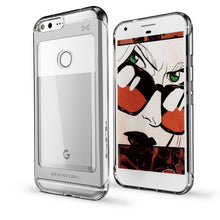Cargar imagen en el visor de la galería, Google Pixel Case, Ghostek® Cloak 2.0 Silver Series w/ Explosion-Proof Screen Protector | Aluminum Frame (Color in image: Silver)
