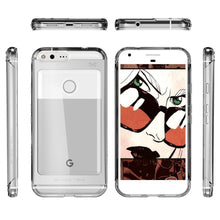 Cargar imagen en el visor de la galería, Google Pixel Case, Ghostek® Cloak 2.0 Silver Series w/ Explosion-Proof Screen Protector | Aluminum Frame (Color in image: Red)
