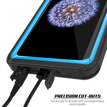 Cargar imagen en el visor de la galería, Galaxy S9 PLUS Waterproof Case, Punkcase [Extreme Series] [Slim Fit] [IP68 Certified] [Shockproof] [Snowproof] [Dirproof] Armor Cover [Light Blue] 
