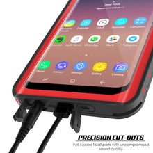 Cargar imagen en el visor de la galería, Galaxy S9 Waterproof Case PunkCase StudStar Red Thin 6.6ft Underwater IP68 Shock/Snow Proof (Color in image: light blue)
