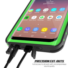 Cargar imagen en el visor de la galería, Galaxy S9 Waterproof Case PunkCase StudStar Light Green Thin 6.6ft Underwater IP68 ShockProof (Color in image: light blue)
