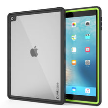 Cargar imagen en el visor de la galería, Punkcase iPad Pro 9.7 Case [CRYSTAL Series], Waterproof, Ultra-Thin Cover [Shockproof] [Dustproof] with Built-in Screen Protector [Light Green] (Color in image: Light Green)
