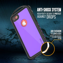 Cargar imagen en el visor de la galería, iPhone 7 Waterproof Case, Punkcase ALPINE Series, Purple | Heavy Duty Armor Cover (Color in image: light blue)
