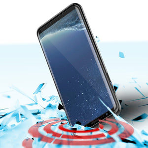 S8 Case Punkcase® LUCID 2.0 Black Series w/ PUNK SHIELD Screen Protector | Ultra Fit (Color in image: teal)