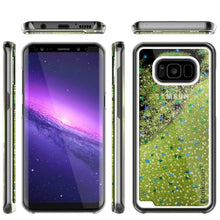 Cargar imagen en el visor de la galería, Galaxy S8 Plus Case, Punkcase [Liquid Series] Protective Dual Layer Floating Glitter Cover + PunkShield Screen Protector for Samsung S8 [Light Green] (Color in image: Pink)
