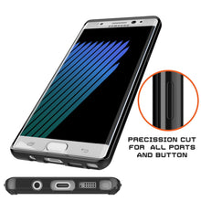 Cargar imagen en el visor de la galería, Note 7 Case Punkcase® LUCID 2.0 Black Series w/ PUNK SHIELD Screen Protector | Ultra Fit (Color in image: pink)
