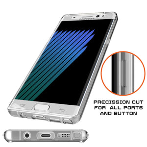 Note 7 Case Punkcase® LUCID 2.0 Clear Series Series w/ PUNK SHIELD Screen Protector | Ultra Fit (Color in image: pink)