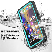 Cargar imagen en el visor de la galería, iPhone 11 Waterproof Case, Punkcase [Extreme Series] Armor Cover W/ Built In Screen Protector [Teal] (Color in image: Light Green)
