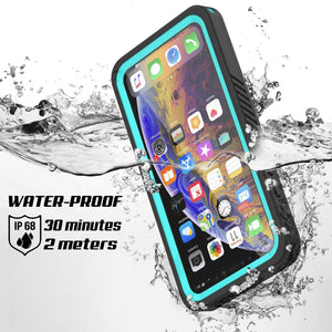 iPhone 11 Waterproof Case, Punkcase [Extreme Series] Armor Cover W/ Built In Screen Protector [Teal] (Color in image: Light Green)